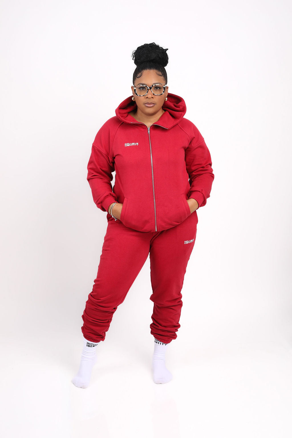 Everyday Inclusive Lifestyle Tracksuit/Cherry Wine